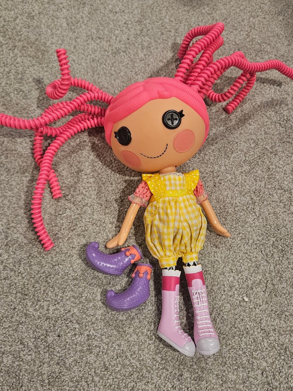 Lalaloopsy Crumbs Sugar Cookie Pink Silly Hair 12" Full Size Doll